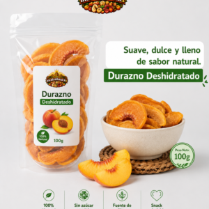 durazno deshidratado